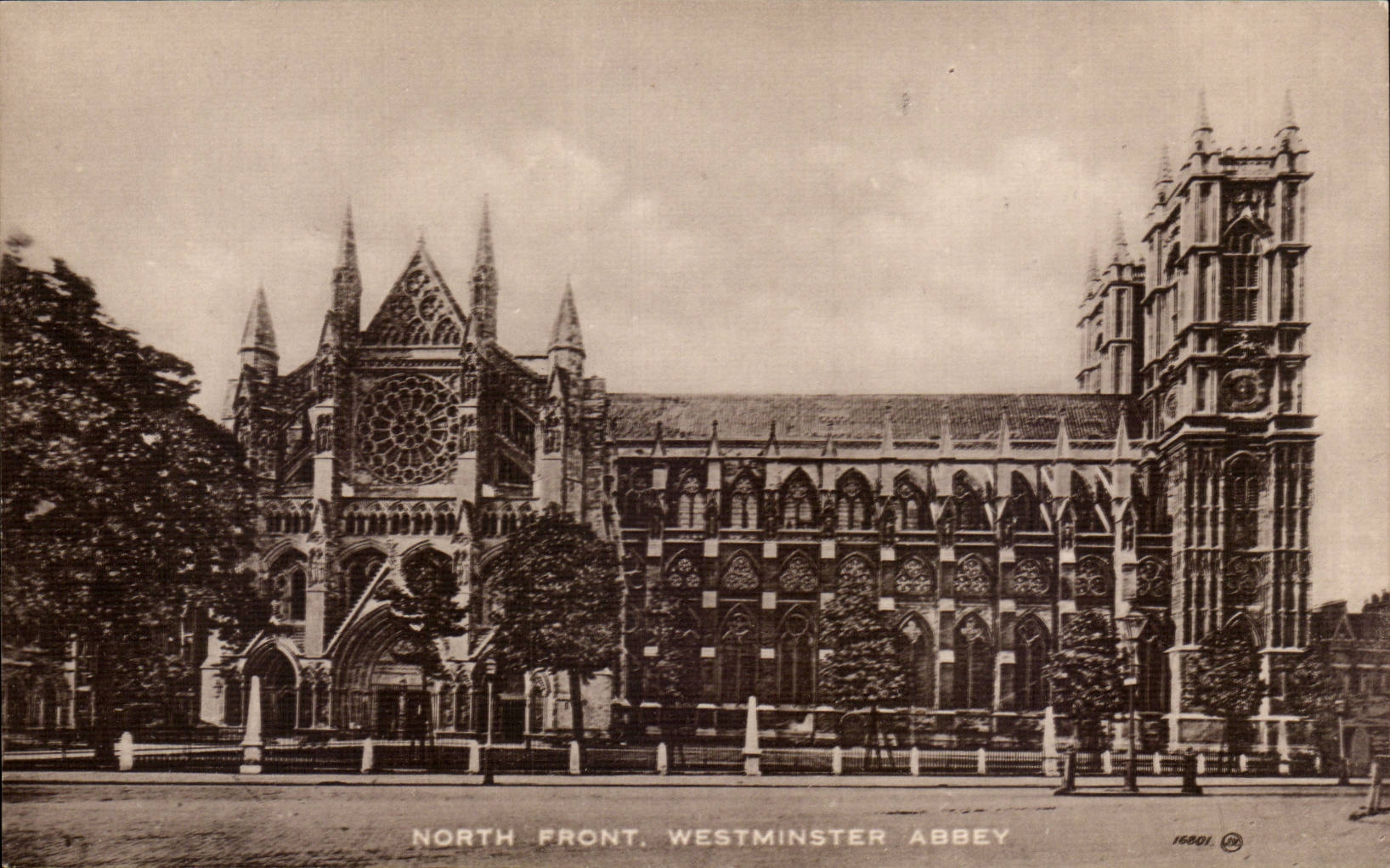 Great BRitain London North front Westminster Abbey