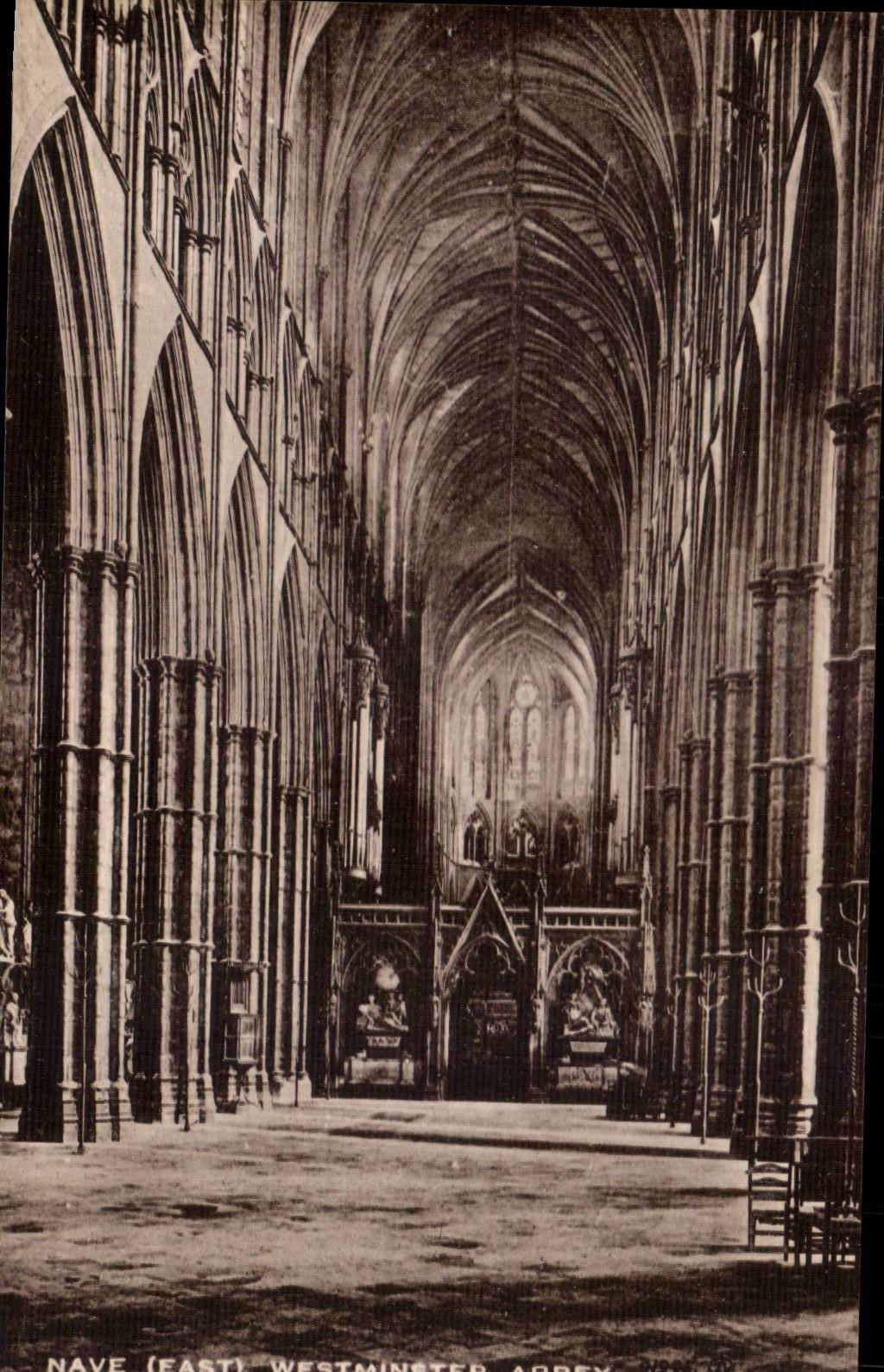 Great BRitain London Nave East Westminster Abbey