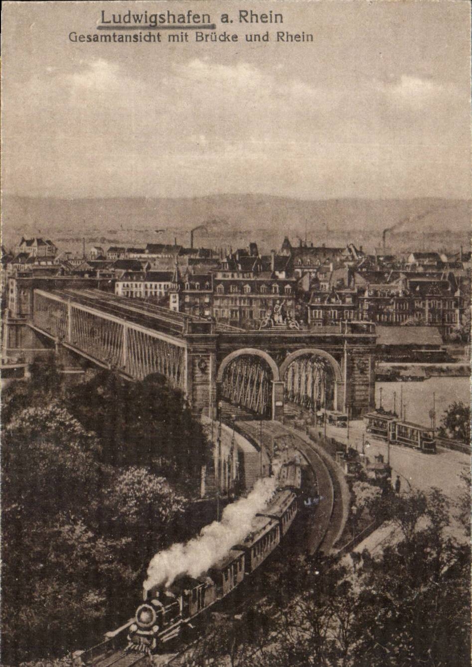 CPA Ludwigshafen a Rhein Train