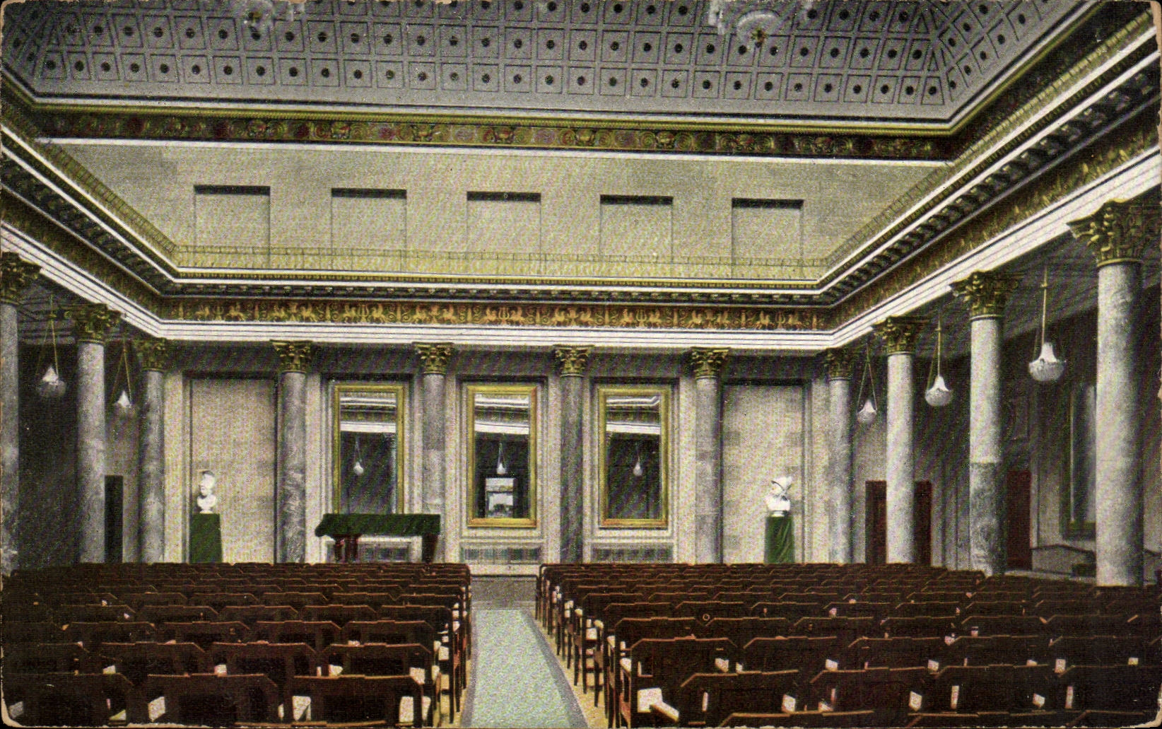 Wiesbaden, Neues Kurhaus, Kleiner Concertsaal — Originalaufnahme G. H. Schiffer, Frankfurt a.M., n° 5