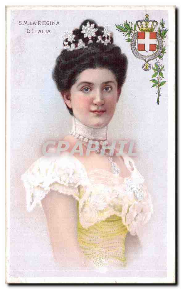 S.M. LA REGINA D'ITALIA — Portrait de la reine d'Italie — éditeur non visible