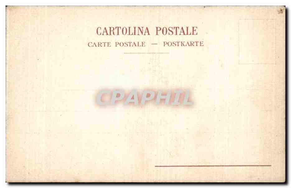 CPA Italie Italia Vesuvio in eruzione Volcan — Rückseite