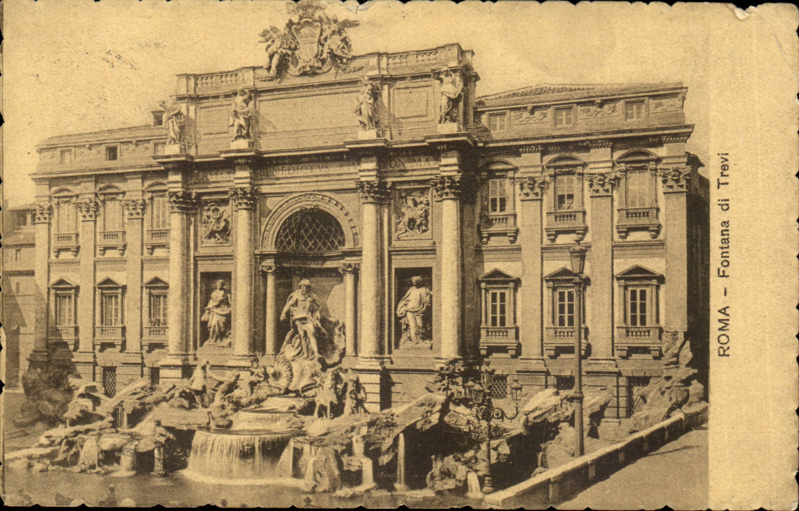 CPA Italie Italia Roma Fontana di Trevi