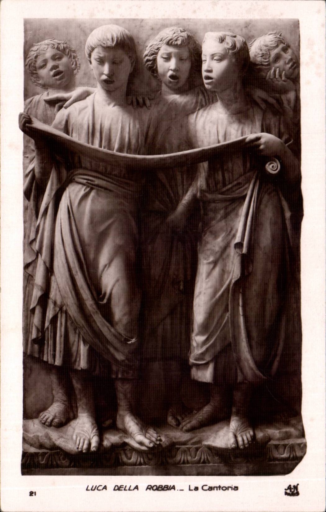 CPA Italie Italia Lucca Della Robbia La Cantoria