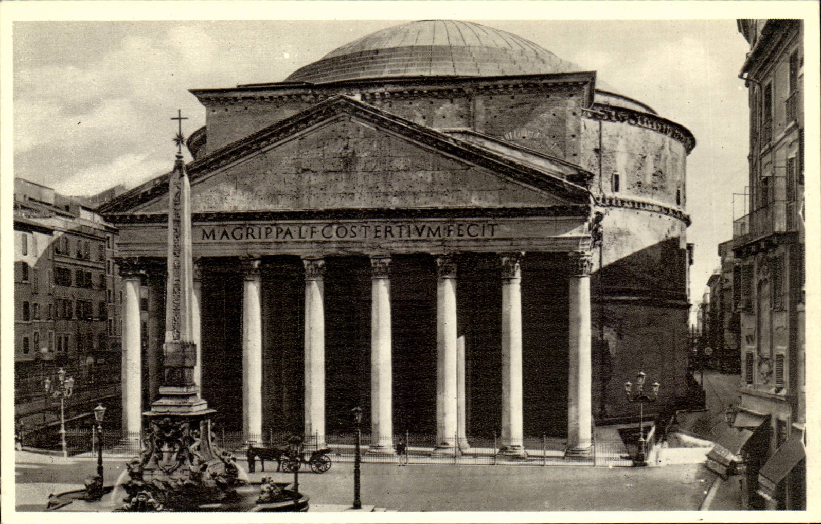 CPA Italie Italia Roma Il Pantheon