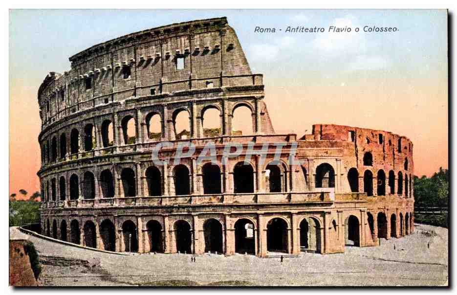 CPA Italie Italia Roma Anfiteatro Flavio o colosseo