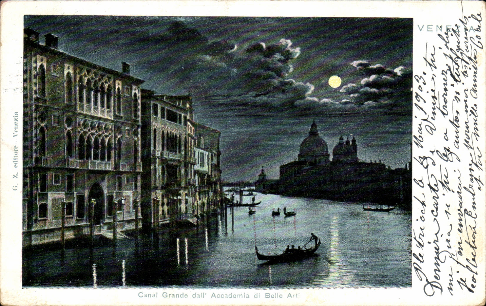 CPA Italie Italia Venezia Can Grande dall Academia di Belle Arti
