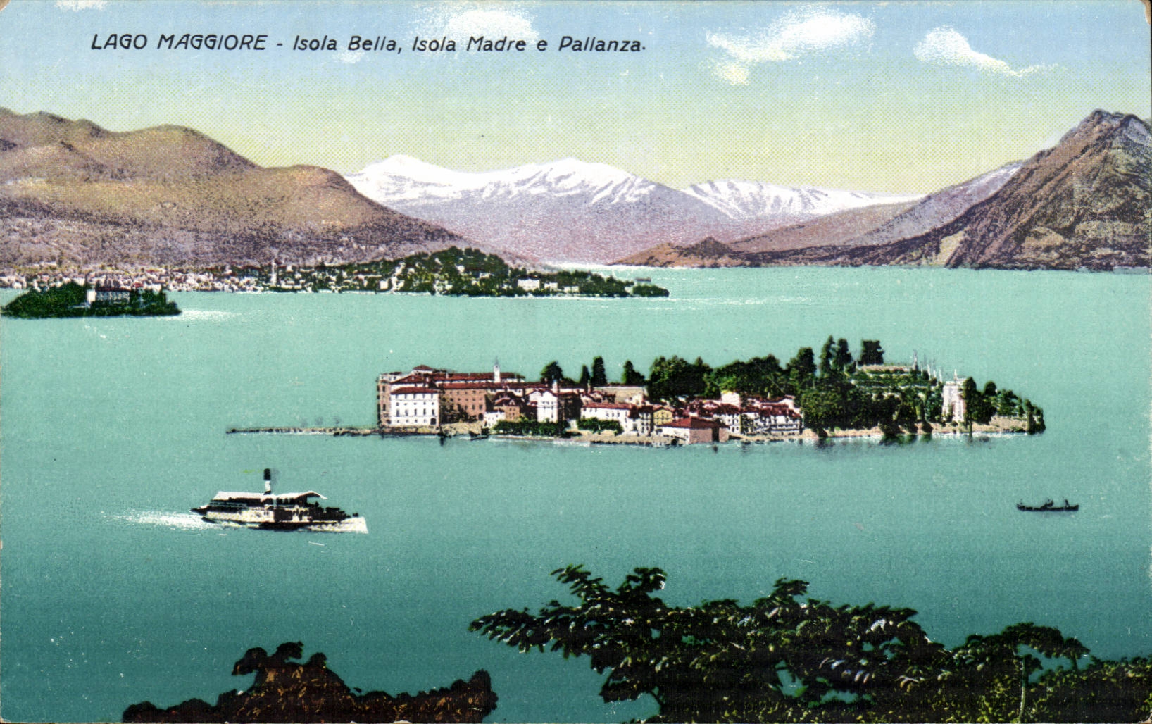 CPA Italie Italia Lago Maggiore Isola Bella Isola Madre e Pallanza