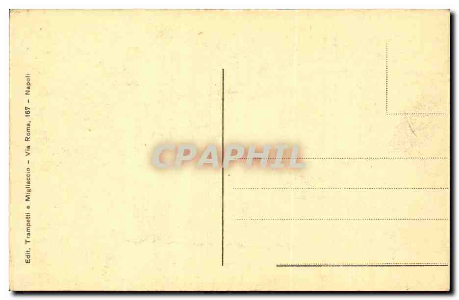 Italie Italia CPA pompei Bagni Nuovi — Rückseite