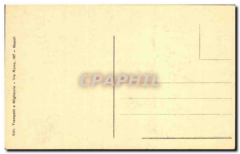 Italie Italia CPA Ara del tempio di Vespasiano — Rückseite