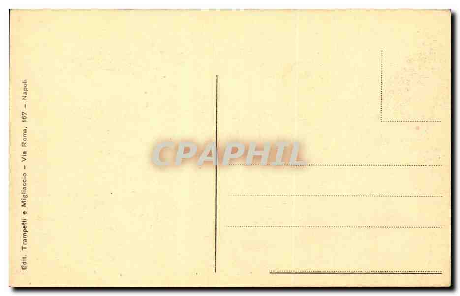 Italie Italia CPA Theatrum Tectum — Rückseite