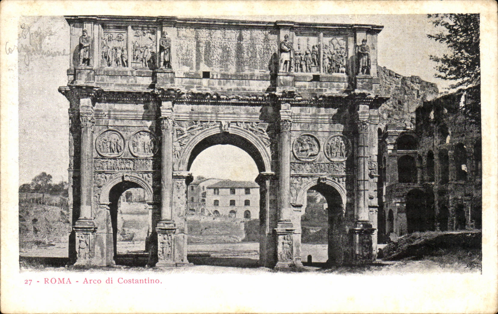 Italie Italia CPA Roma Arco di Costantino 