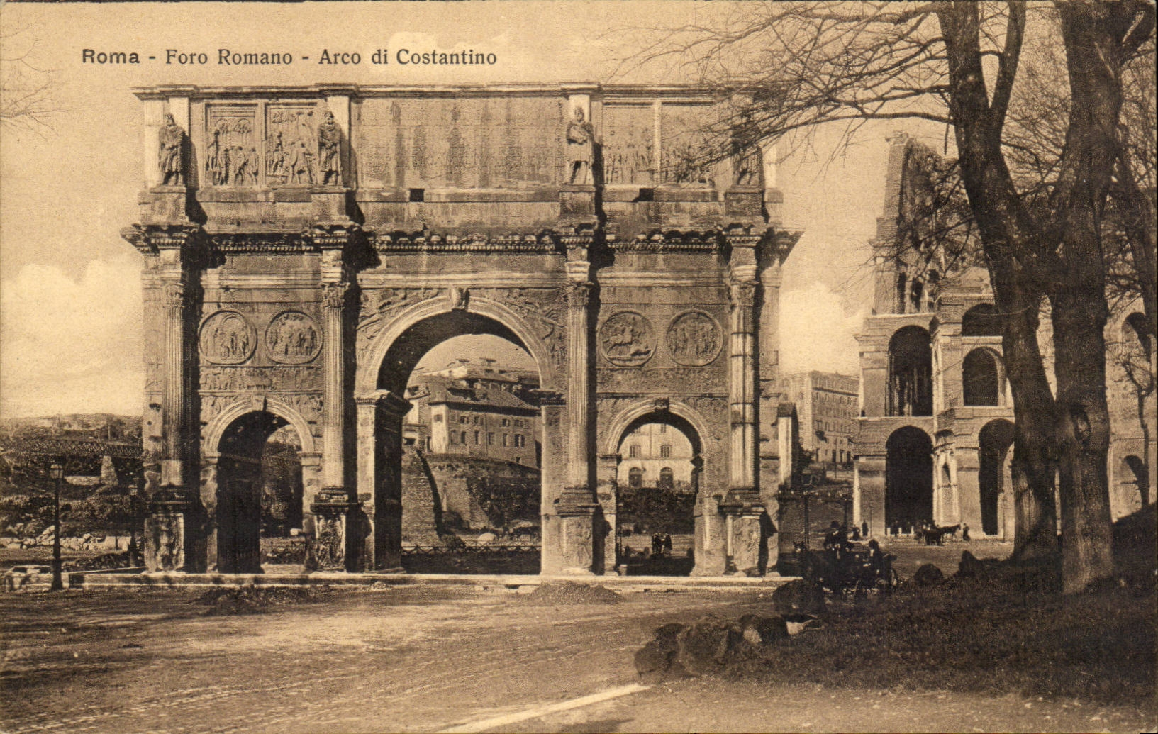 Italie Italia CPA Roma Arco di Costantino 