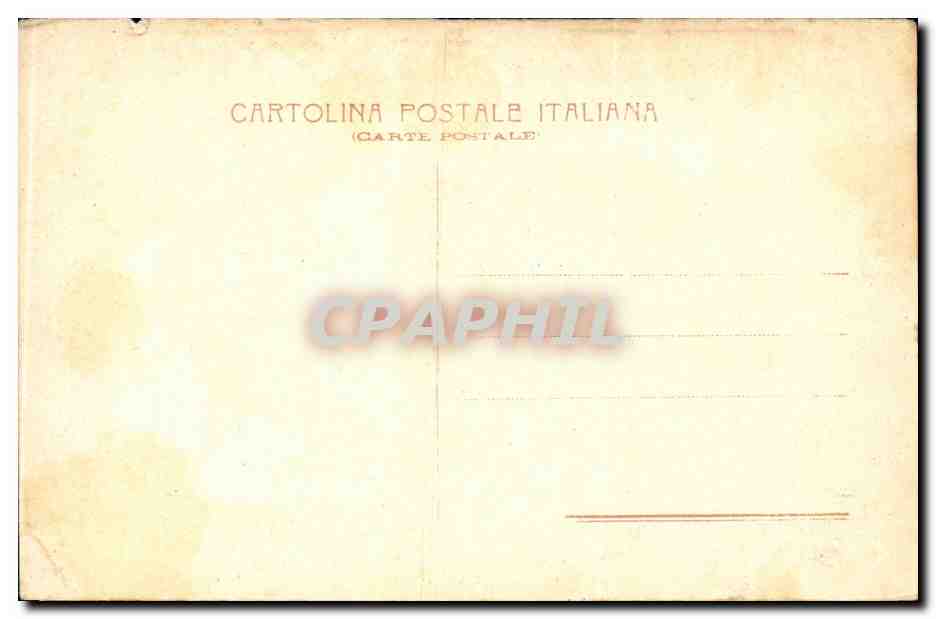 Italie Italia CPA Roma Tempio di Faustina e Antonino — Rückseite