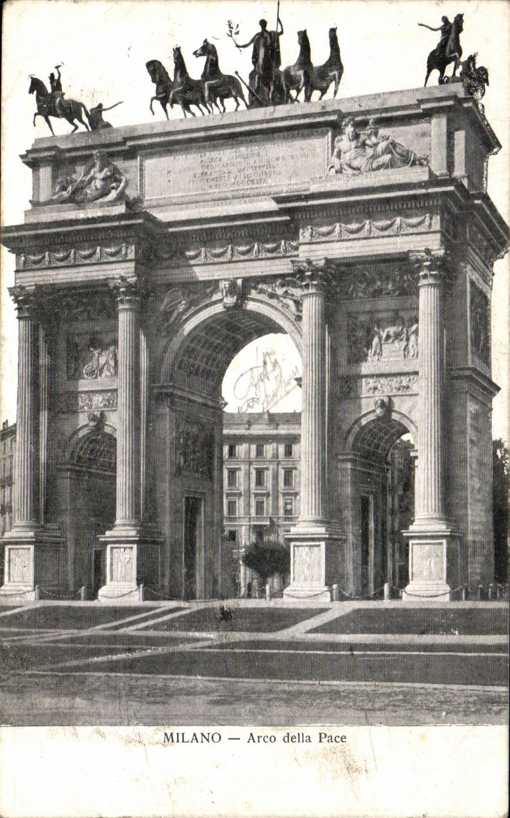 Italie Italia CPA Milano Arco della Pace