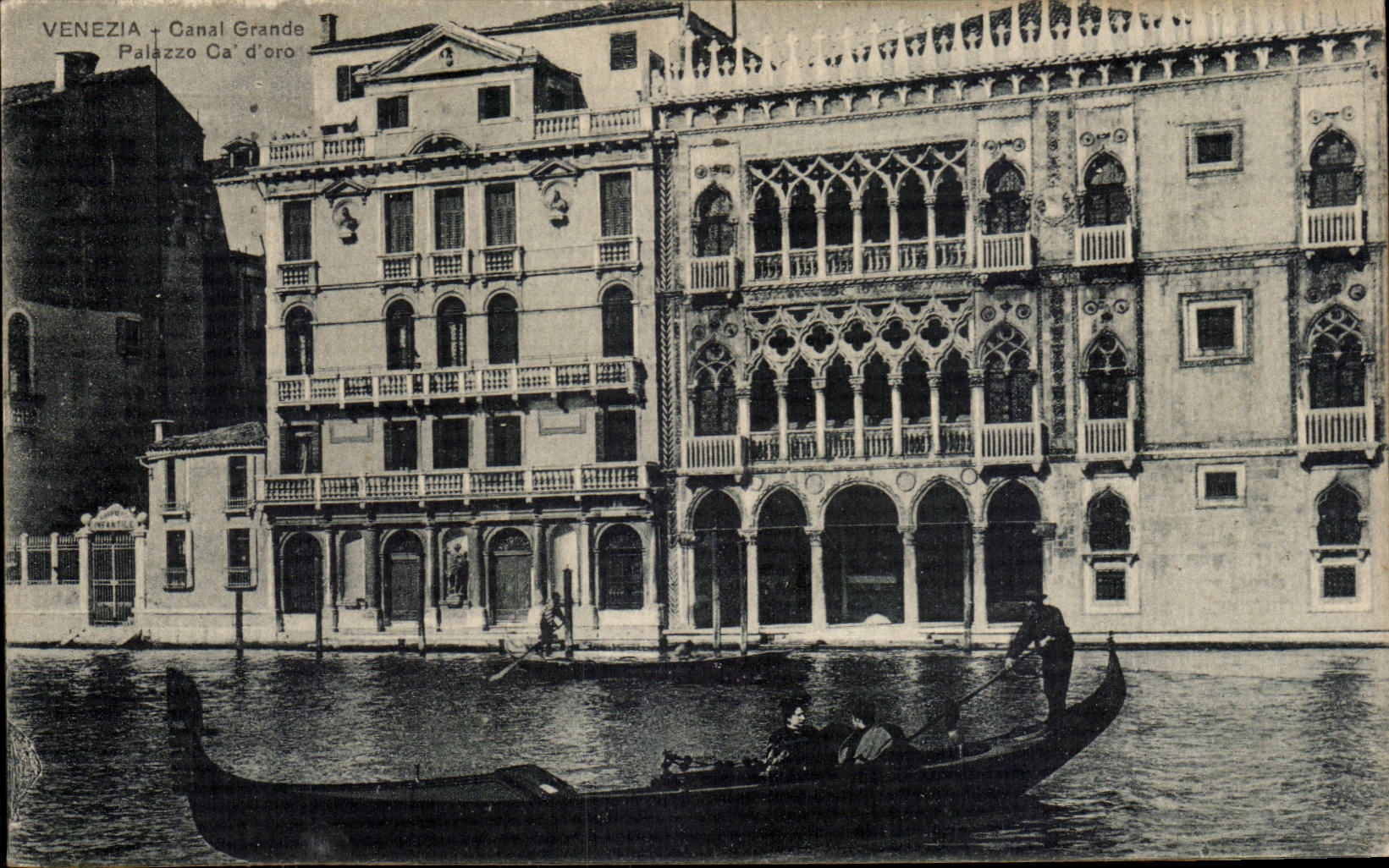 Italie Italia CPA Venezia Canal grande Palazzo Ca d'oro