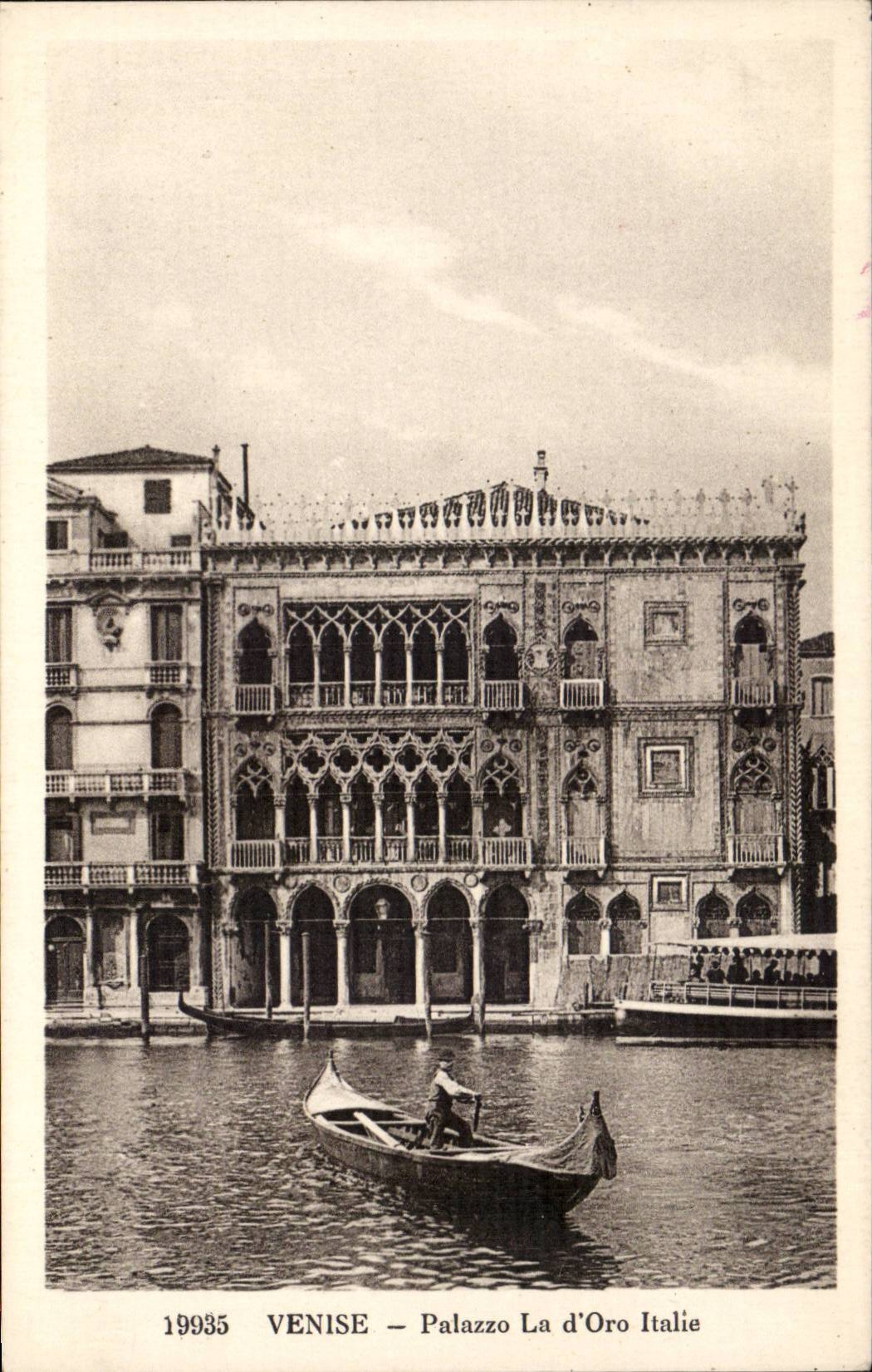 Italie Italia CPA VEnise Palazzo La d'oro Italie