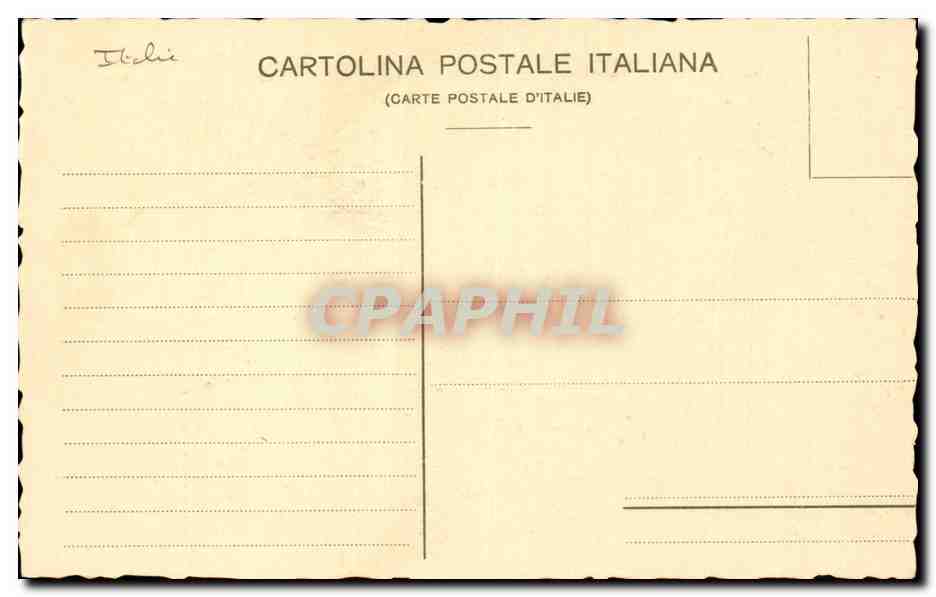 Italie Italia CPA Monumentale certosa di Pavia  — Rückseite