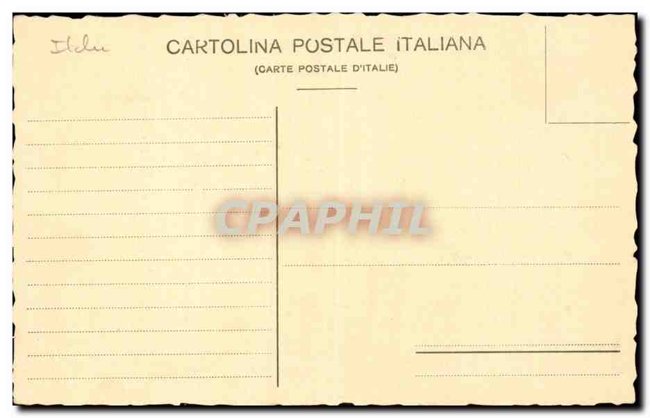 Italie Italia CPA Monumentale certosa di Pavia  — Rückseite