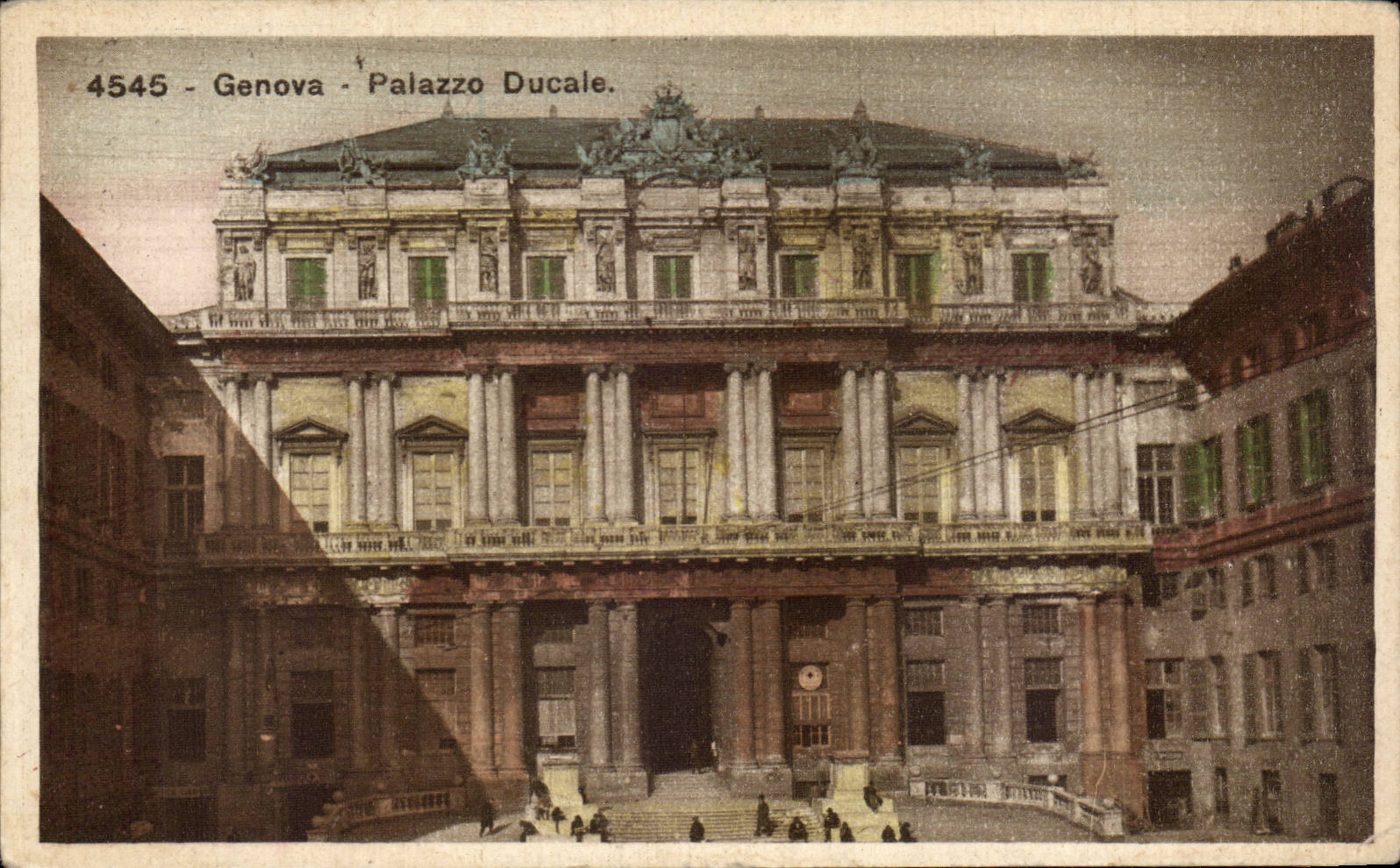 Italie Italia CPA Genova Palazzo ducale