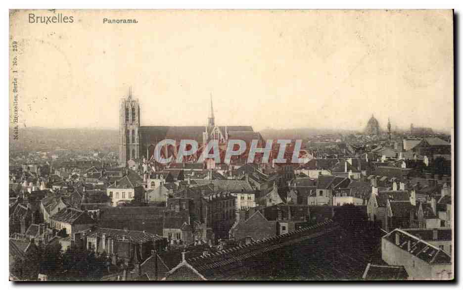 Belgie Belgique CPA Bruxelles Panorama 