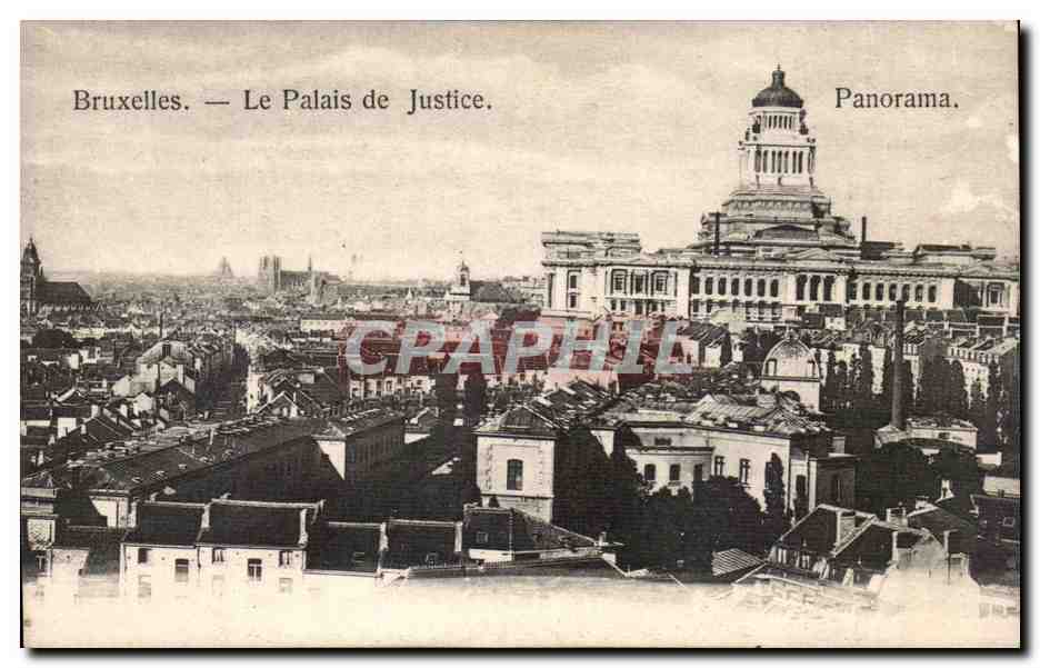 Belgie Belgique CPA Bruxelles Palais de justice