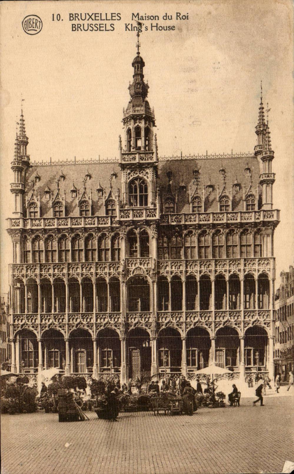 Belgie Belgique CPA Bruxelles maison du roi