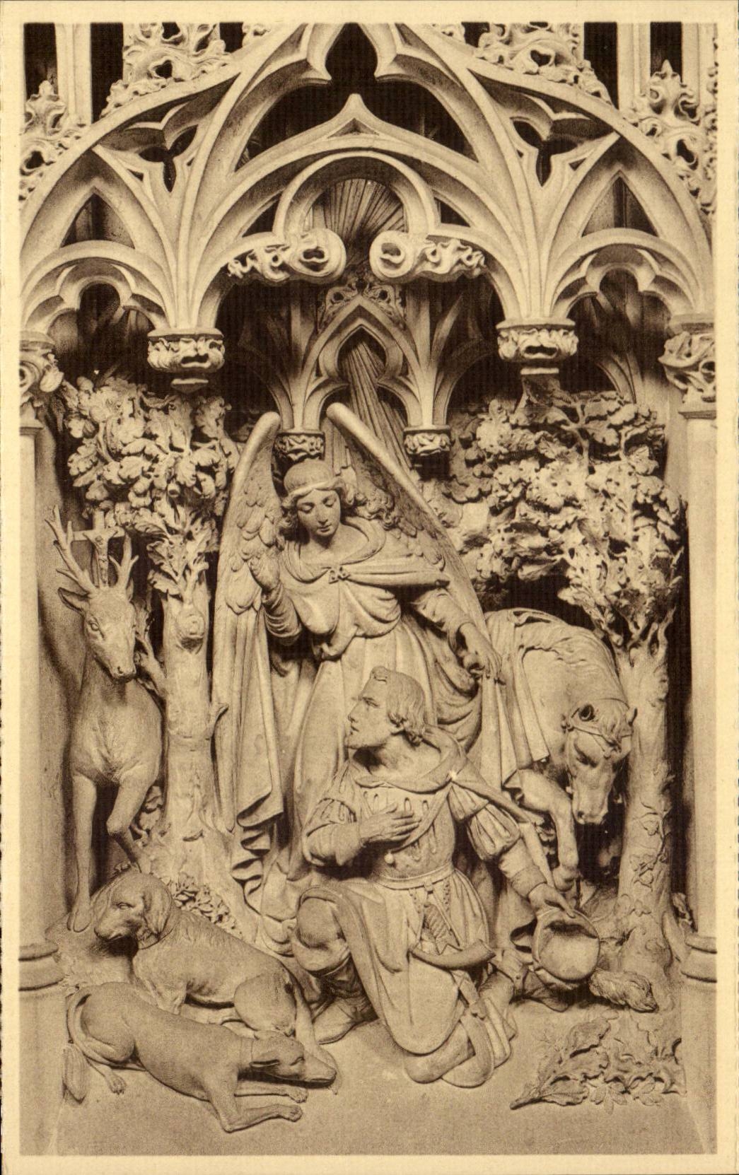 Belgie Belgique CPA St Hubert la basilique