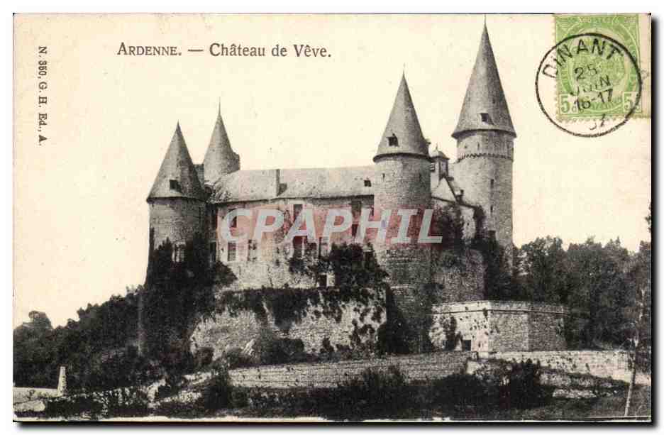 CPA Belgique Ardenne Chateau de Veve