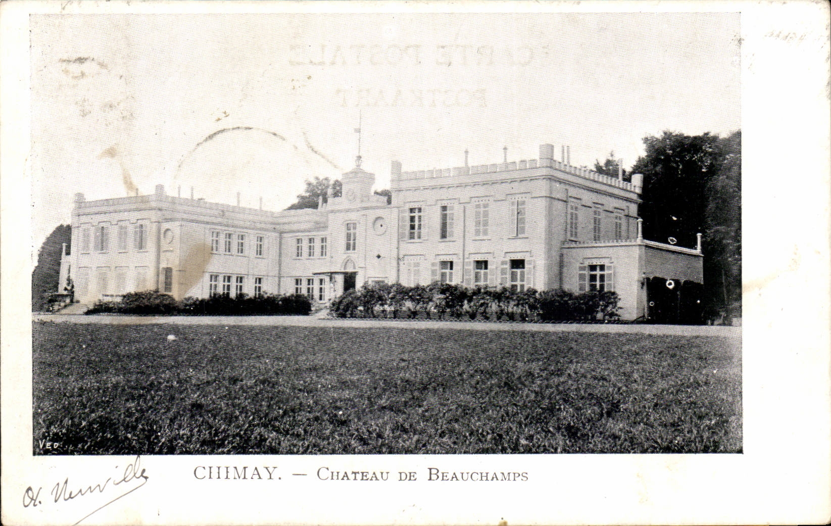CPA Belgique Chimay Chateau de Beauchamps