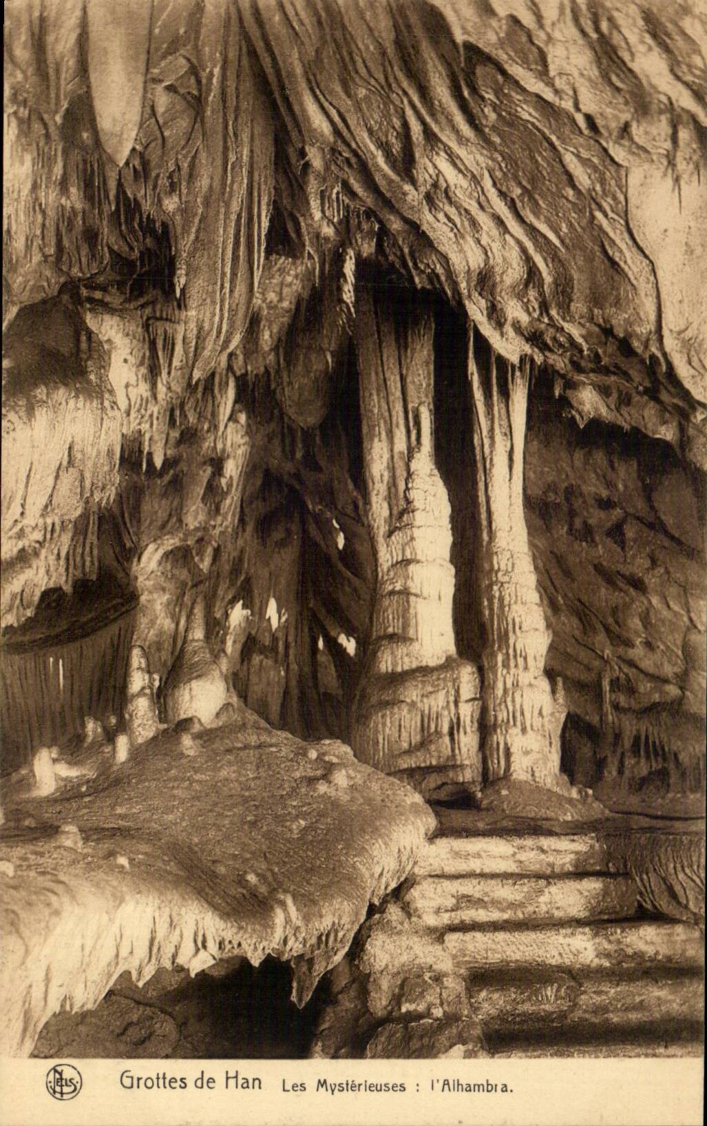Belgique Grottes de Han Les Mysterieuses L'Allambra