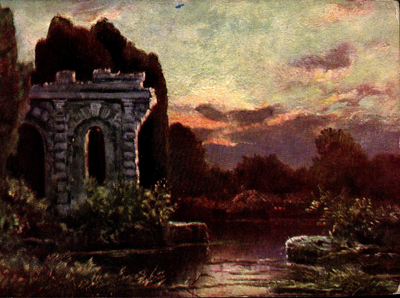 CPA Fantaisie Paysage