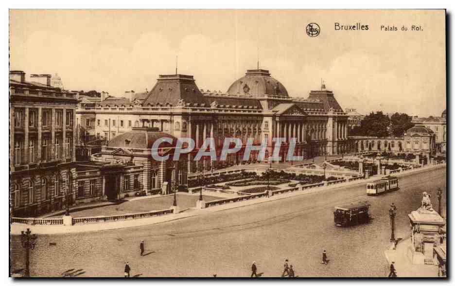 CPA Belgique Bruxelles palais du roi