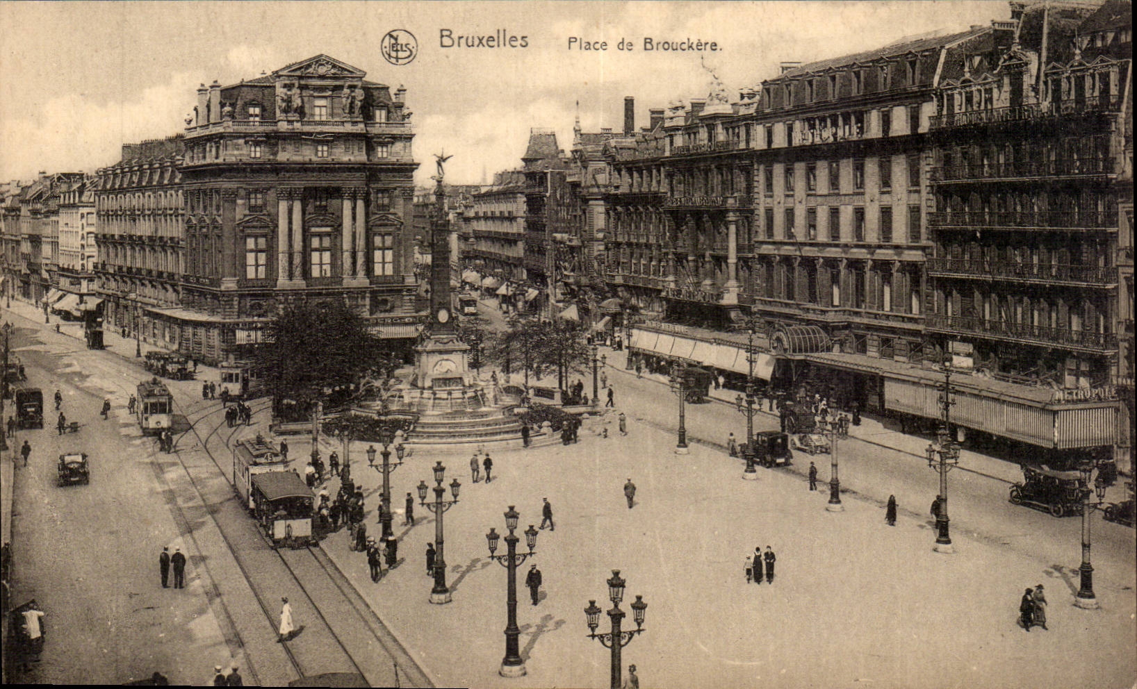 CPA Belgique Bruxelles Place de Brouckere