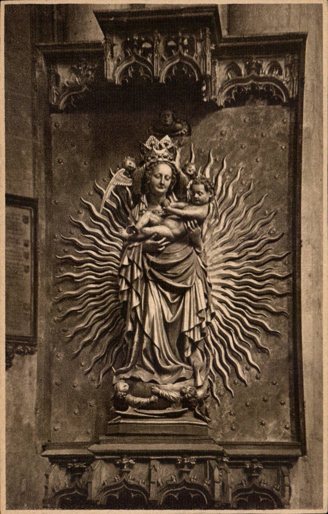 CPA Nurnberg St SEbasldurskirche Madonna