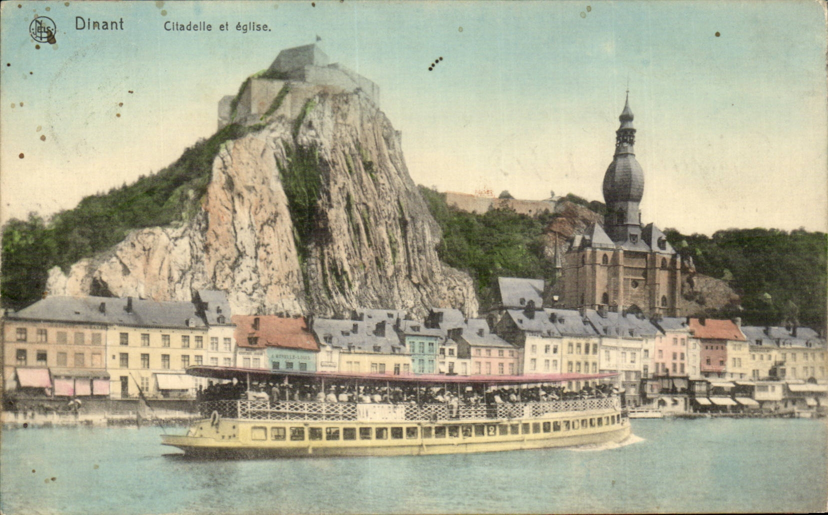 CPA Dinant Citadelle et eglise