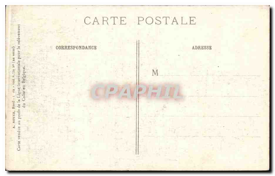 Dinant - La Cathédrale et le Pont après le passage des barbares — Visé Paris 10 — Verso