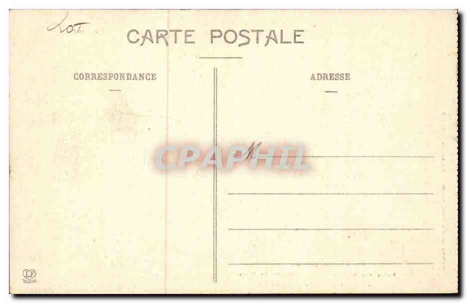 Rocamadour — Passage conduisant à la maison de Marie au tombeau de Saint-Amadour — Magasin du Pétardou — Verso