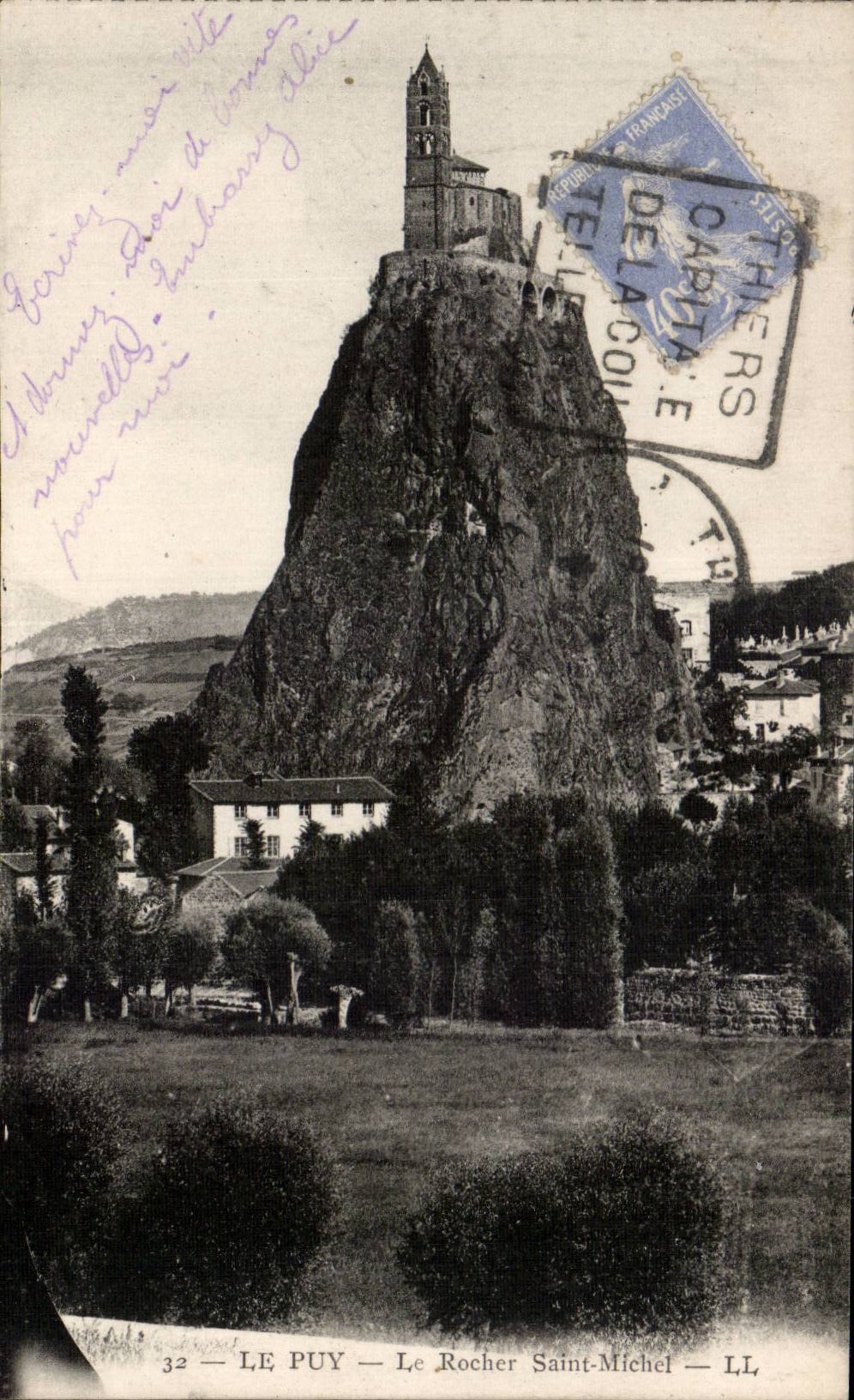 Le Puy — Le Rocher Saint-Michel — LL