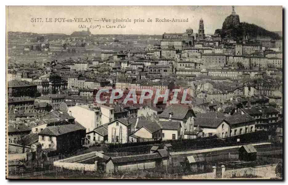 CPA Le Puy en Velay Vue generale prise de Roche Arnaud
