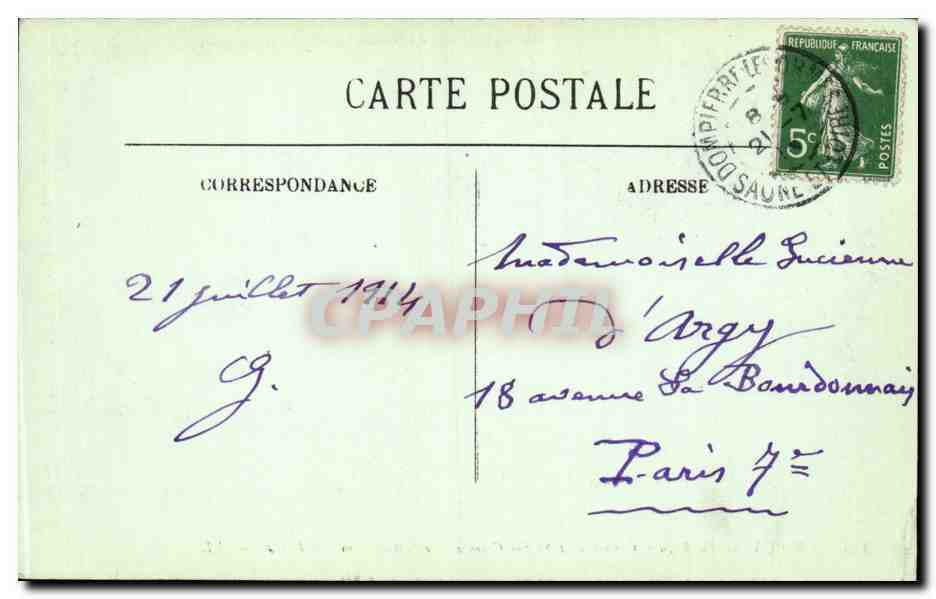 Le Puy — Le Rocher Corneille et Statue Colossale de Notre-Dame de France — LL. — n°125 — Verso