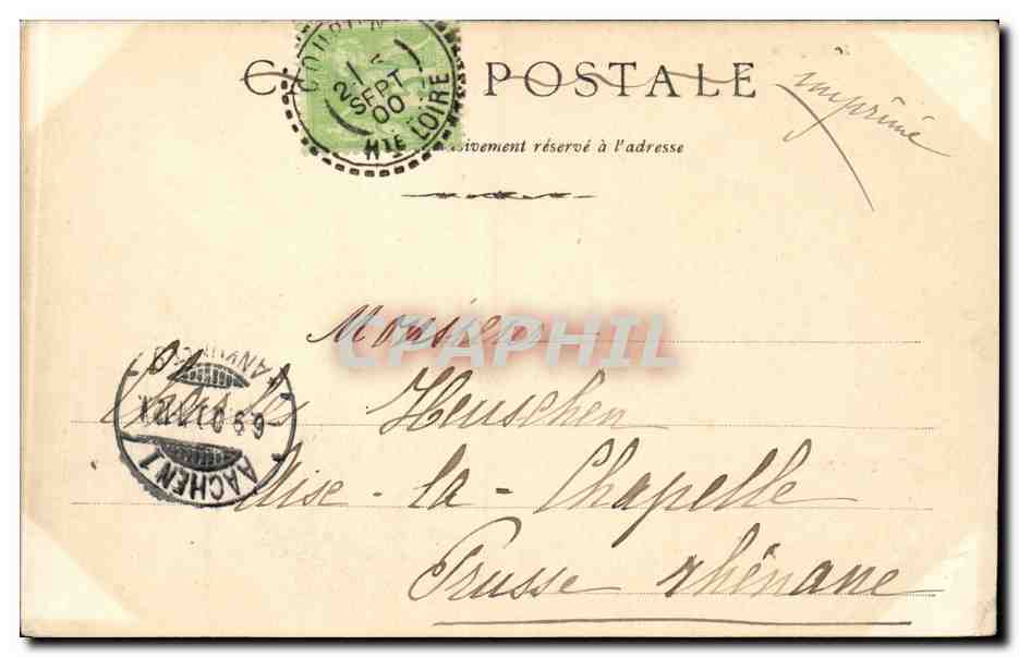 Le Puy — Tour Pannessac — Éditeur : Ch. Lamy — Verso