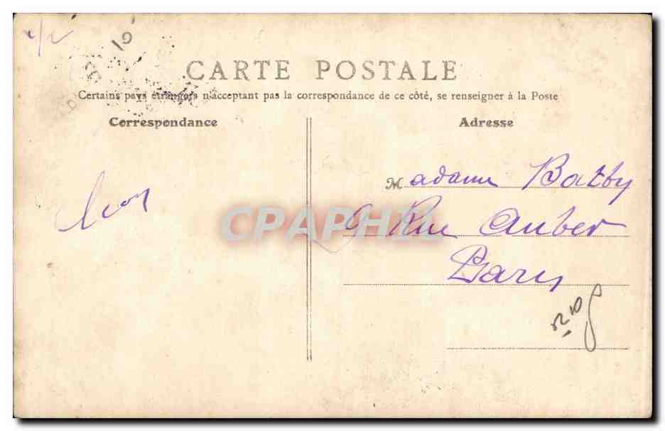 CPA Rive de Gier Eglise Saint Jean Baptiste — Back
