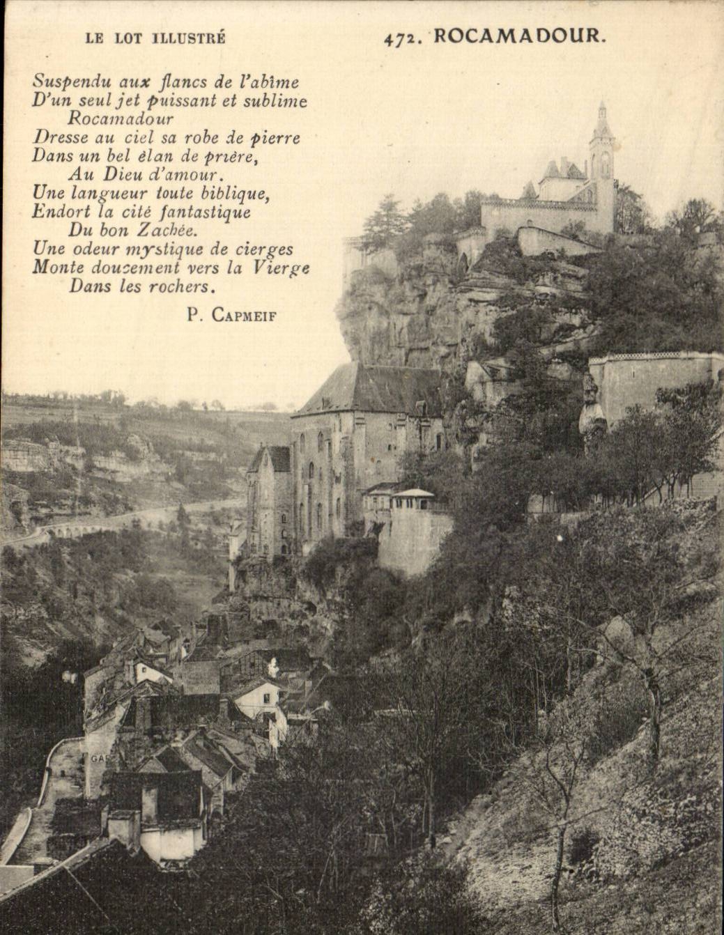 Rocamadour — Panoramablick auf das Bergdorf — LE LOT ILLUSTRÉ n°472