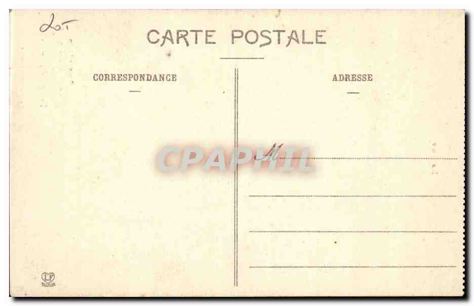 Notre-Dame de Rocamadour — Le Lot — Magasin du Pèlerinage, Toulouse — Verso