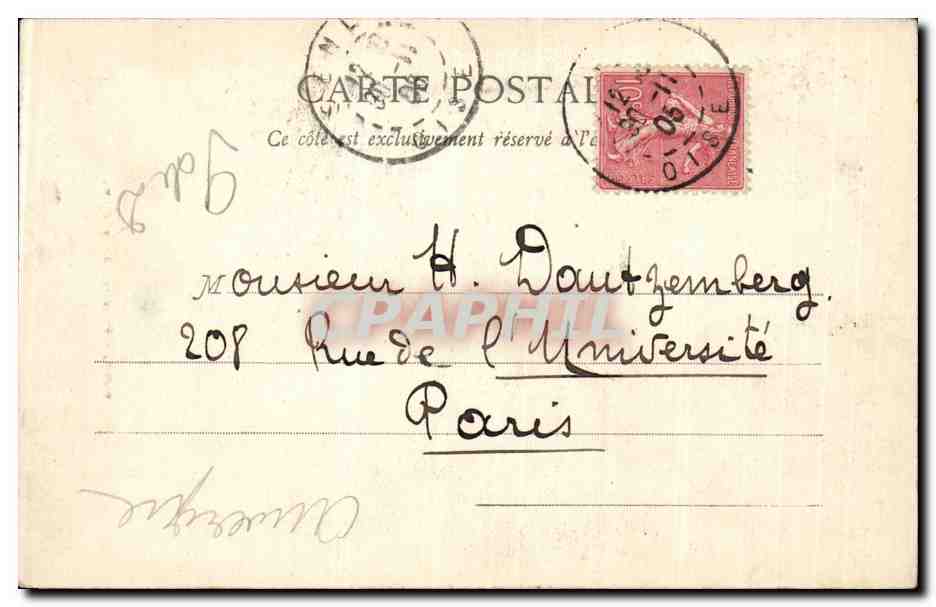 Fontaine Adam & Ève — Riom — Verlag C. Gerot du Ternay — Rückseite