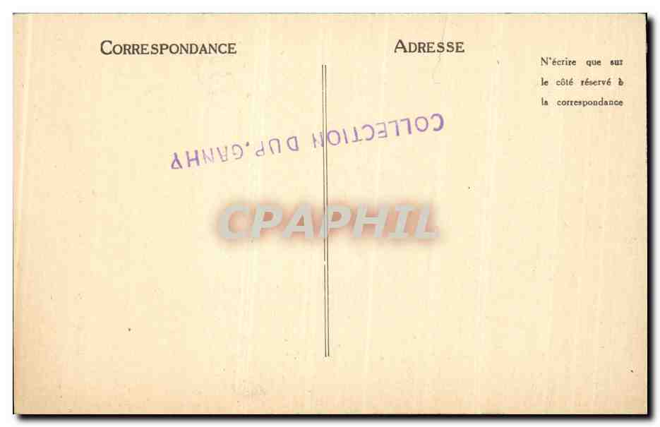 CPA Riom Medaillon Hotel du Montat — Verso
