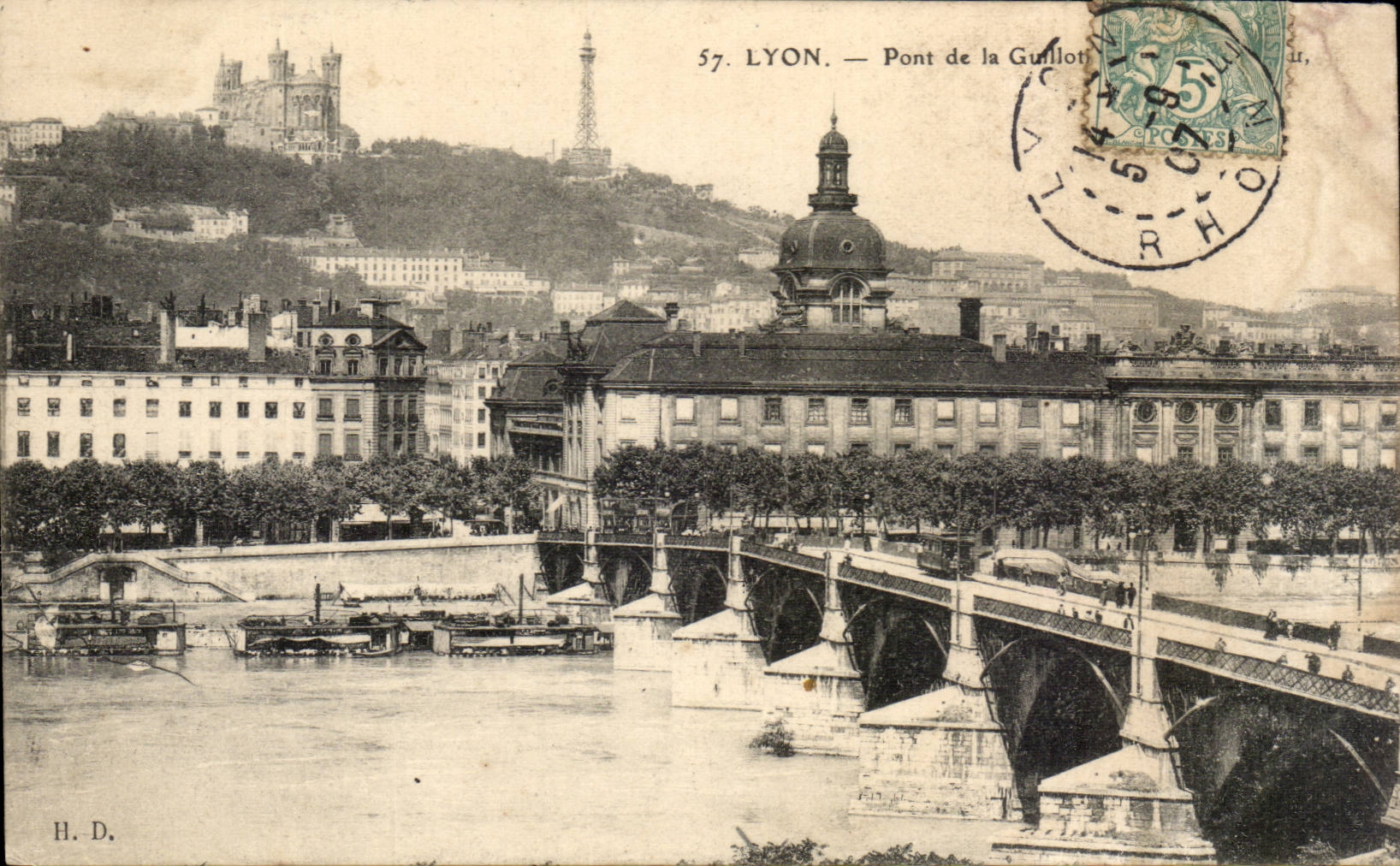 CPA Lyon Pont de la Guillotiere