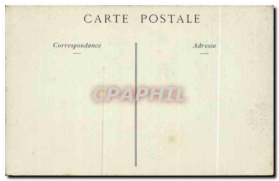 Chenonceaux CPA Le chateau Le Vestibule — Rückseite