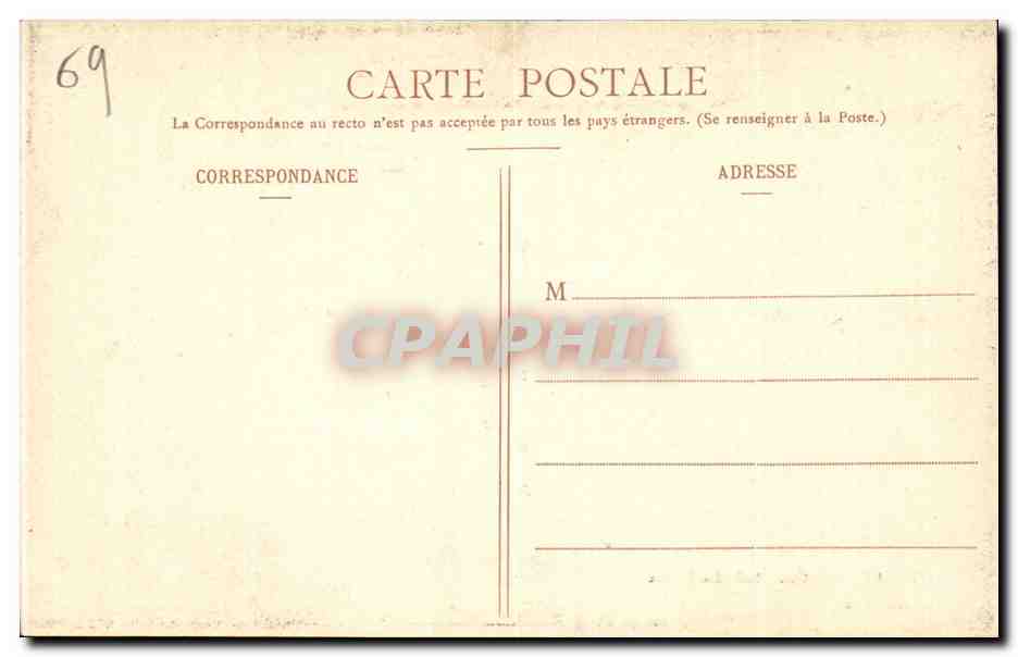 CPA Musee de Lyon Salle des emaux — Verso